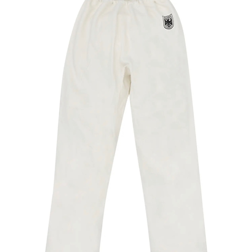 Yeezy Vultures White Sweatpants with Logo Patch size 1